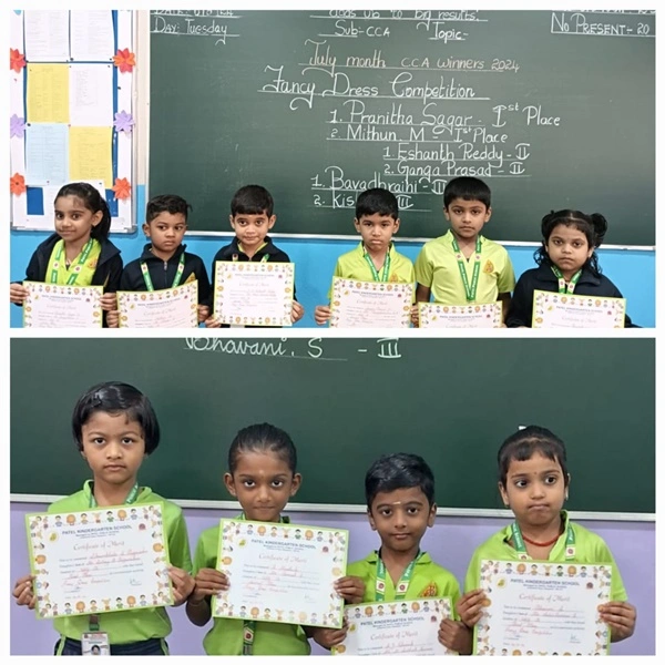 July month CCA WINNERS